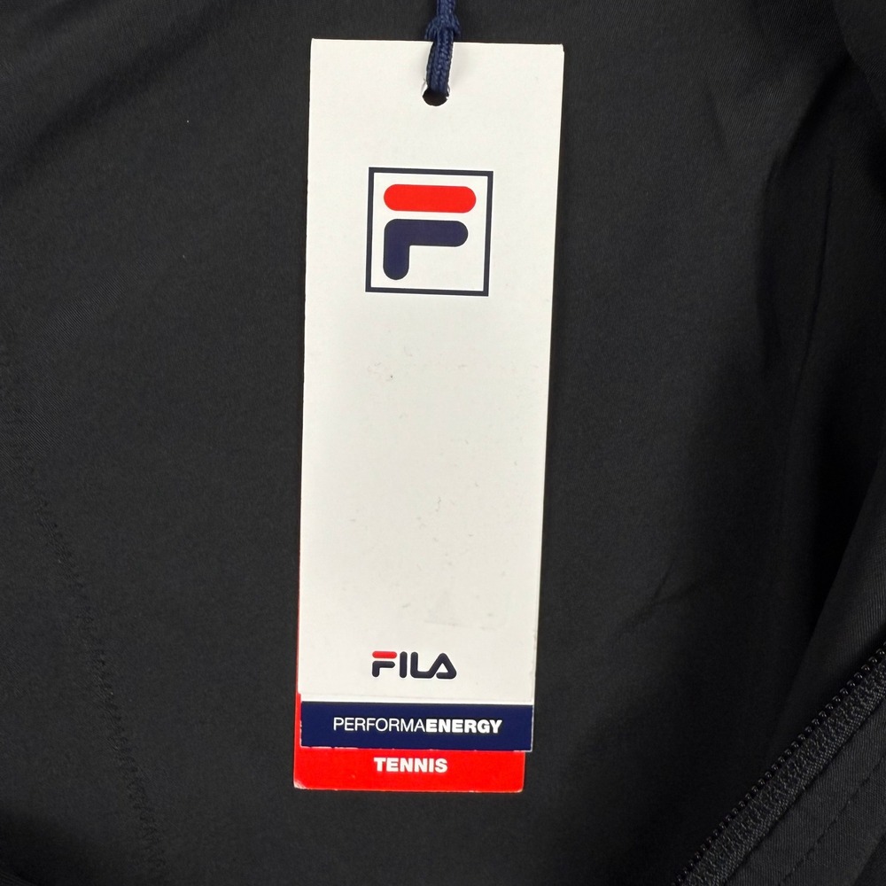 FILA Women's Essentials Court Tennis Track Jacket Size M Black NWT‎ - Picture 7 of 9